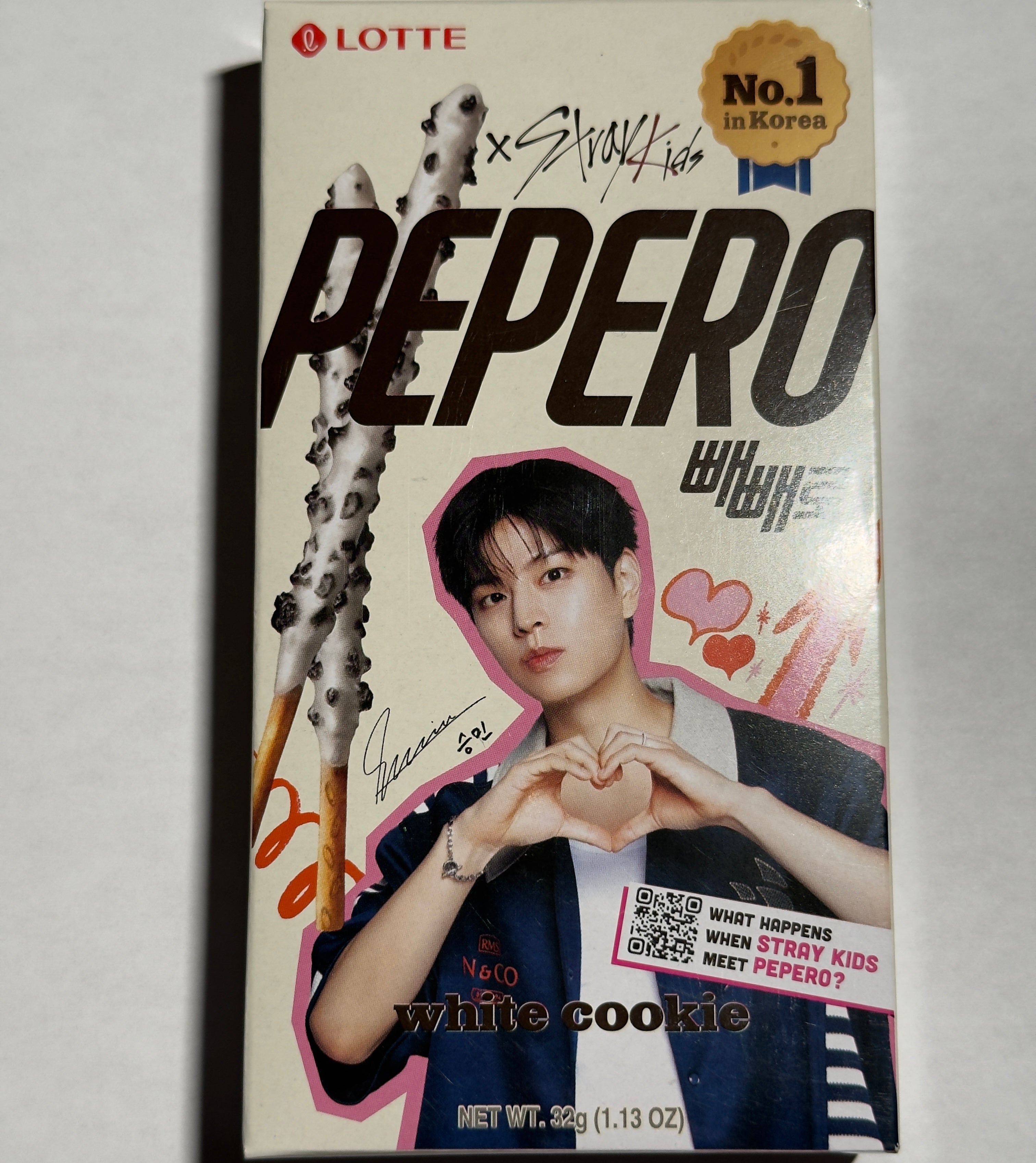 Stray Kidz xPepero Collab - White chocolate