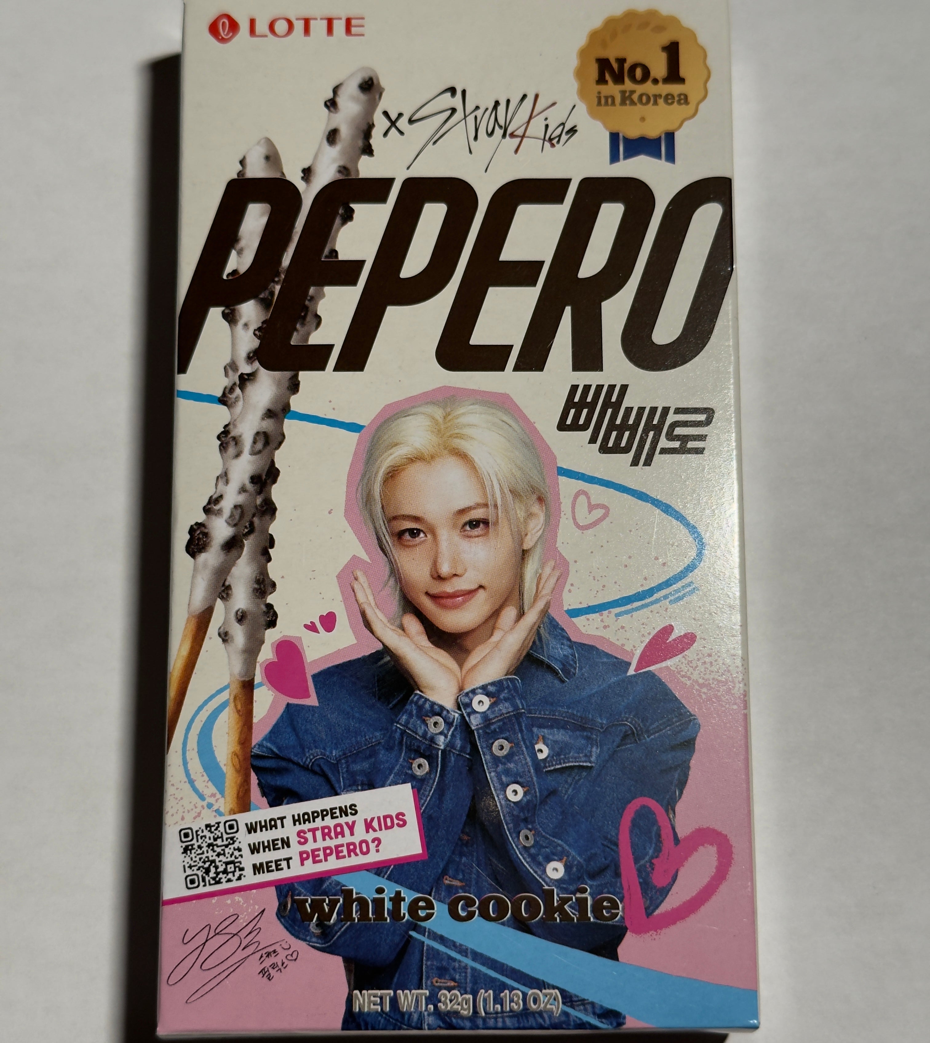 Stray Kidz xPepero Collab - White chocolate